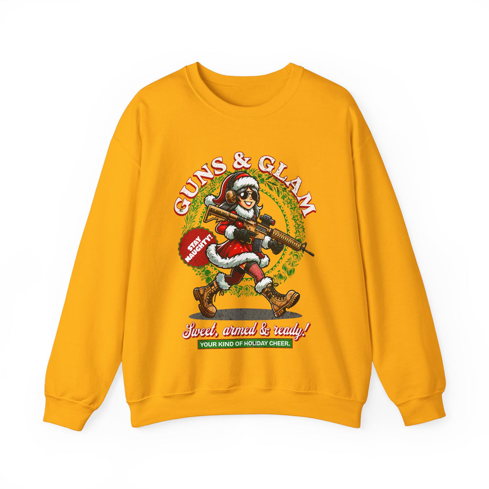 GUNS AND GLAM XMAS SWEATSHIRT