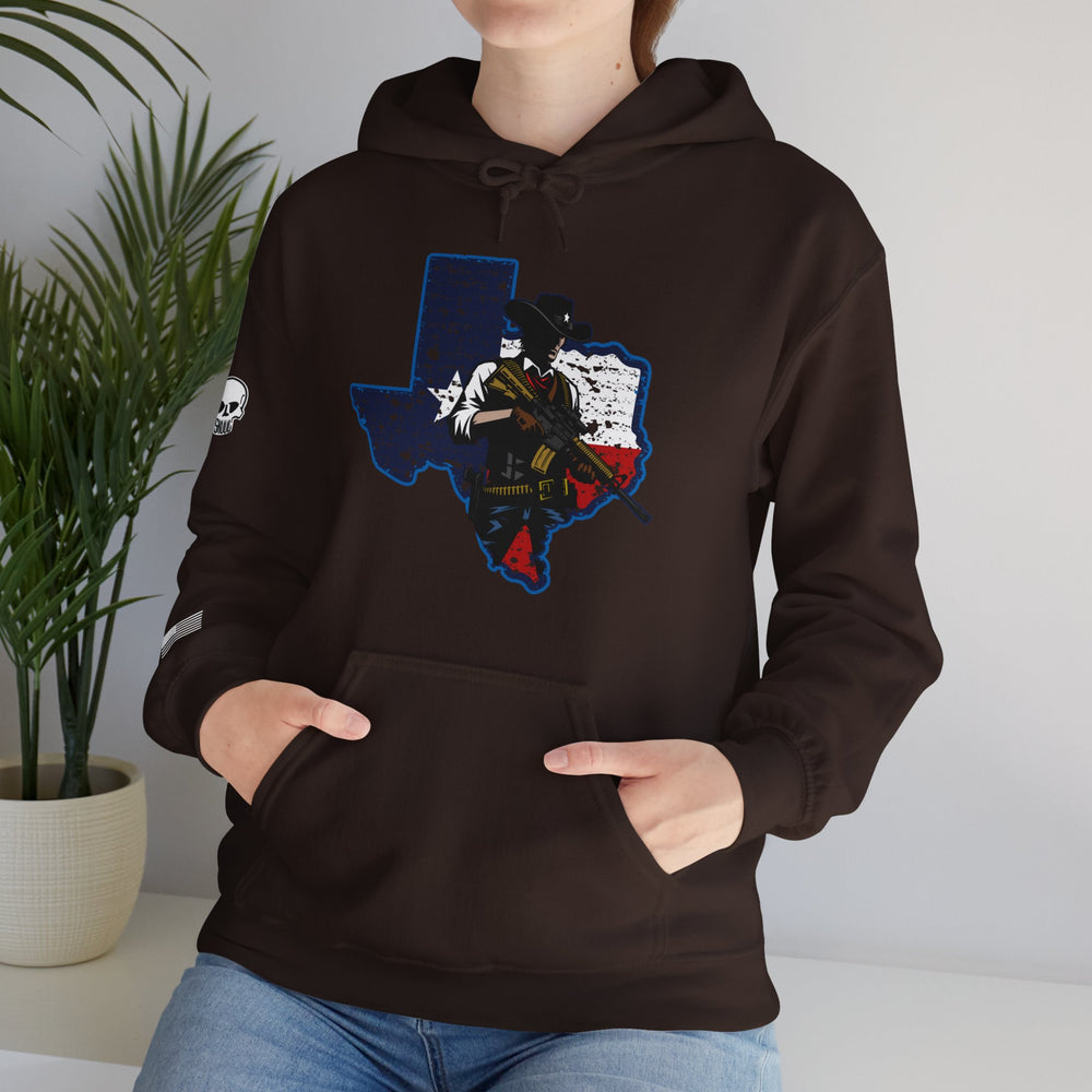 TEXAS STATE COWBOY HOODIE