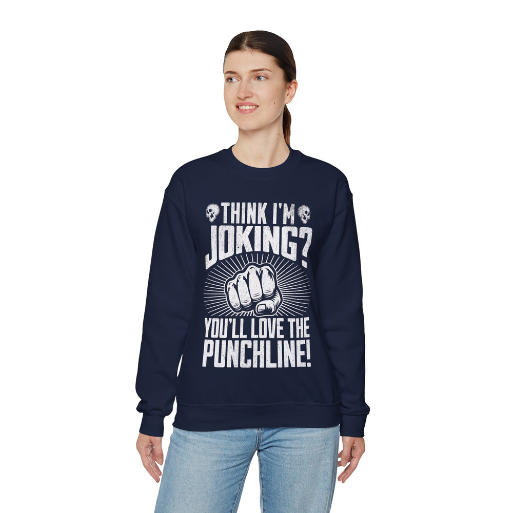 KISS THE PUNCHLINE SWEATSHIRT