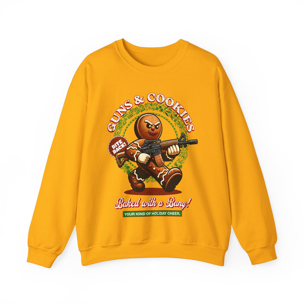 GUNS AND COOKIES XMAS SWEATSHIRT