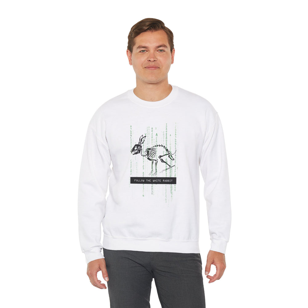 FOLLOW THE WHITE RABBIT SWEATSHIRT