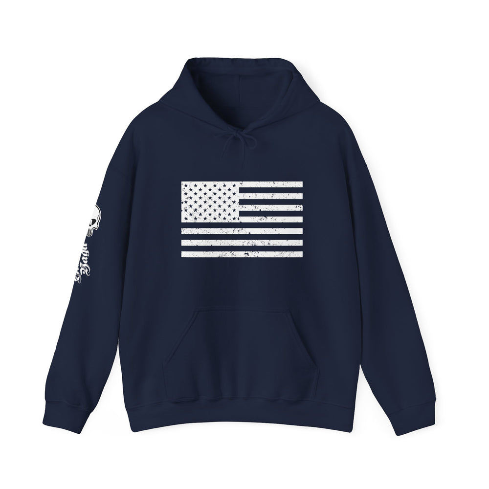 US GRUNGE FLAG HOODIE