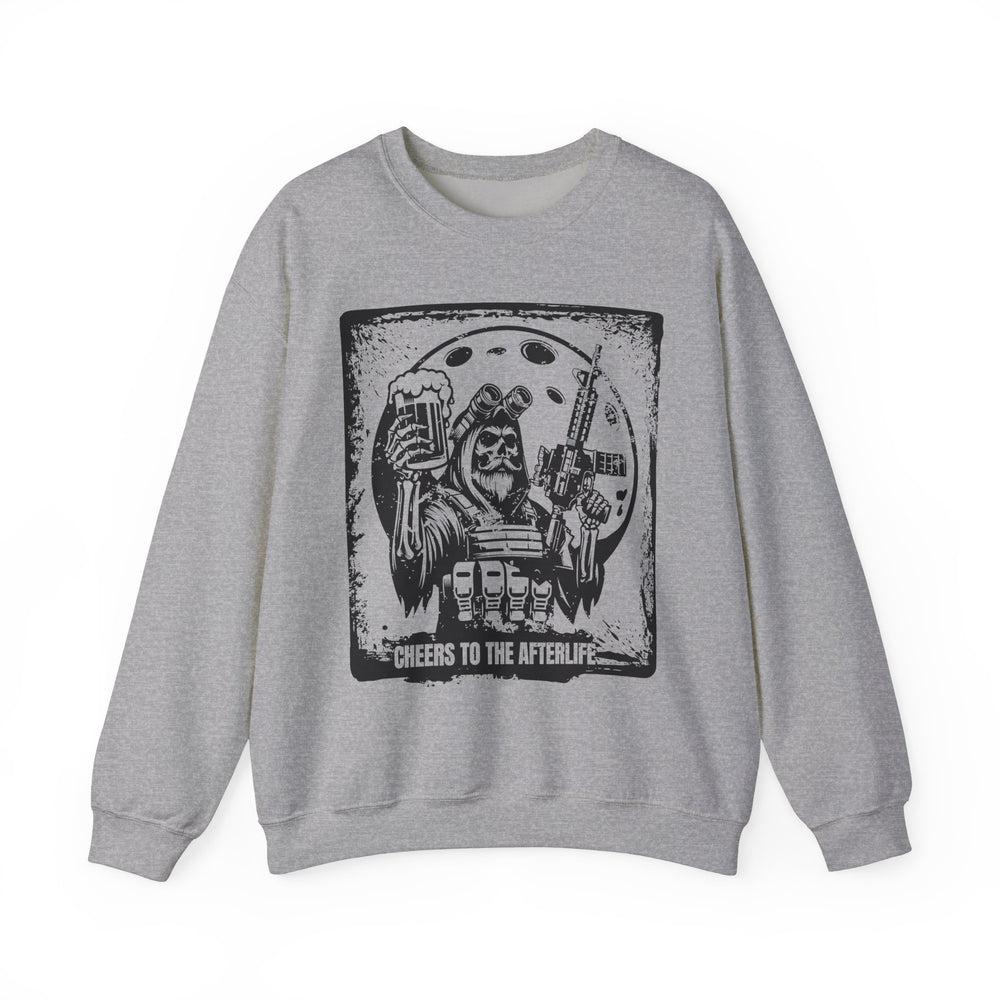 CHEERS TO THE AFTERLIFE GRUNGE SWEATSHIRT