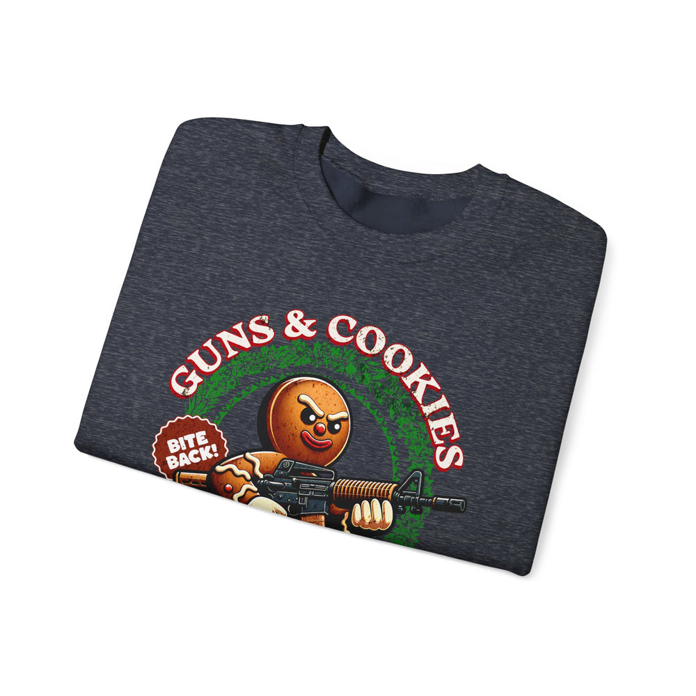 GUNS AND COOKIES XMAS SWEATSHIRT