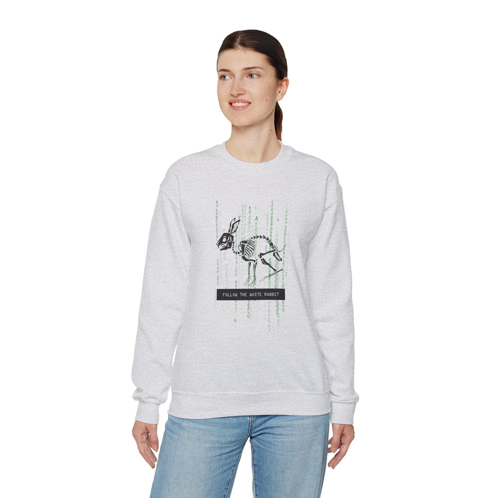 FOLLOW THE WHITE RABBIT SWEATSHIRT