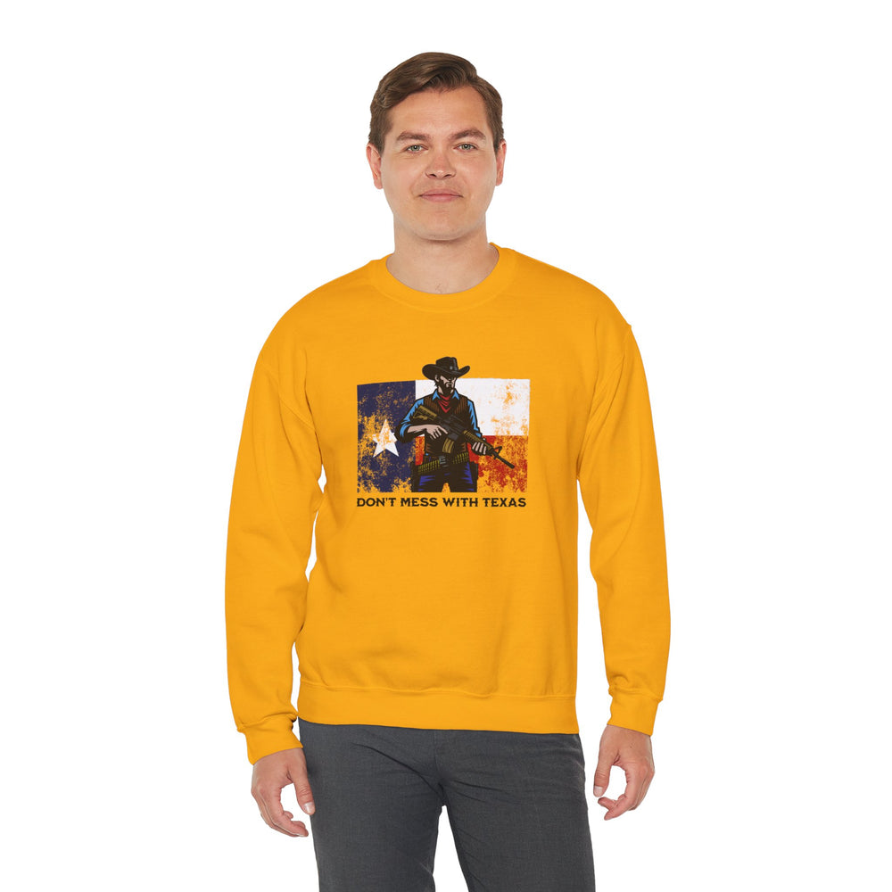 DON'T MESS WITH TEXAS COWBOY SWEATSHIRT