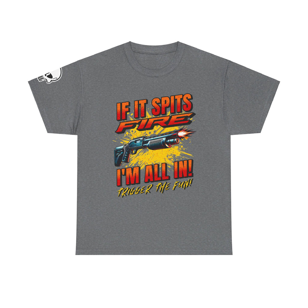 SHOTGUN SPITTING FIRE T SHIRT