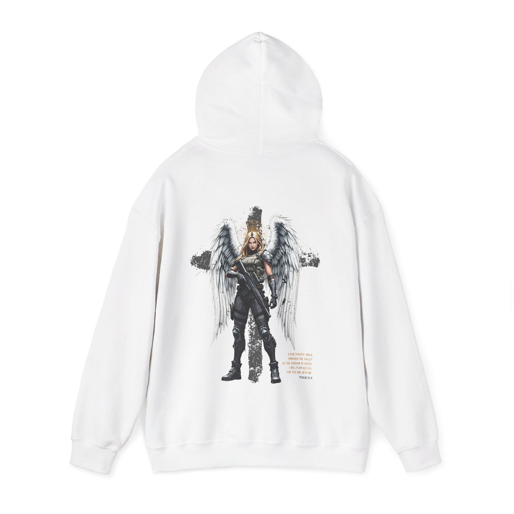 FEMALE ARCHANGEL PSALM 23:4 HOODIE