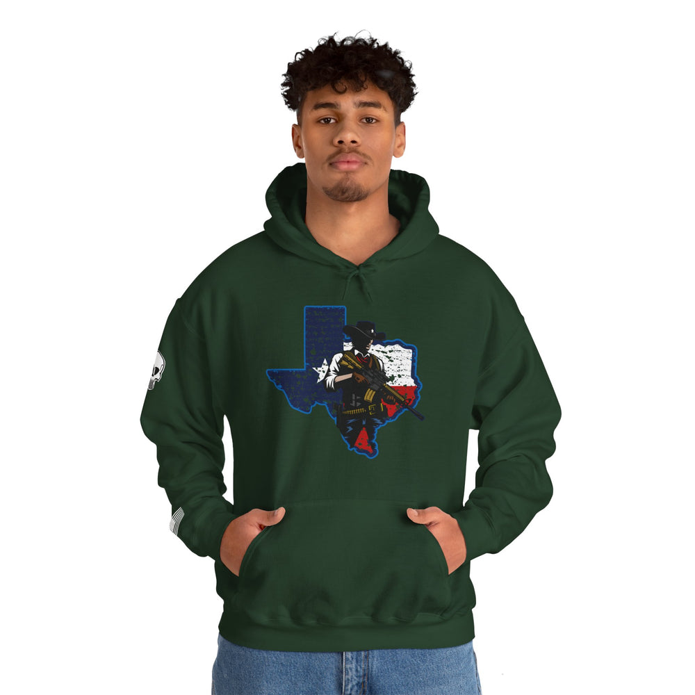 TEXAS STATE COWBOY HOODIE