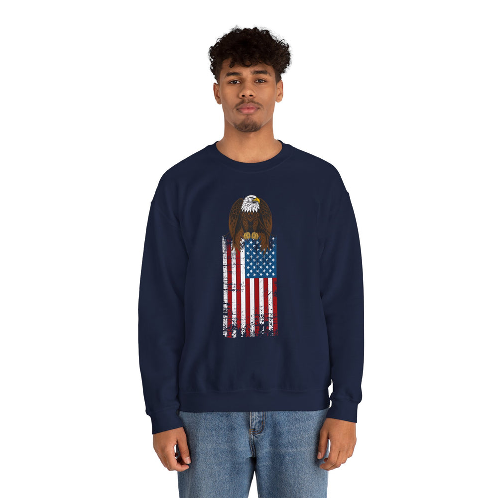 EAGLE USA FLAG SWEATSHIRT