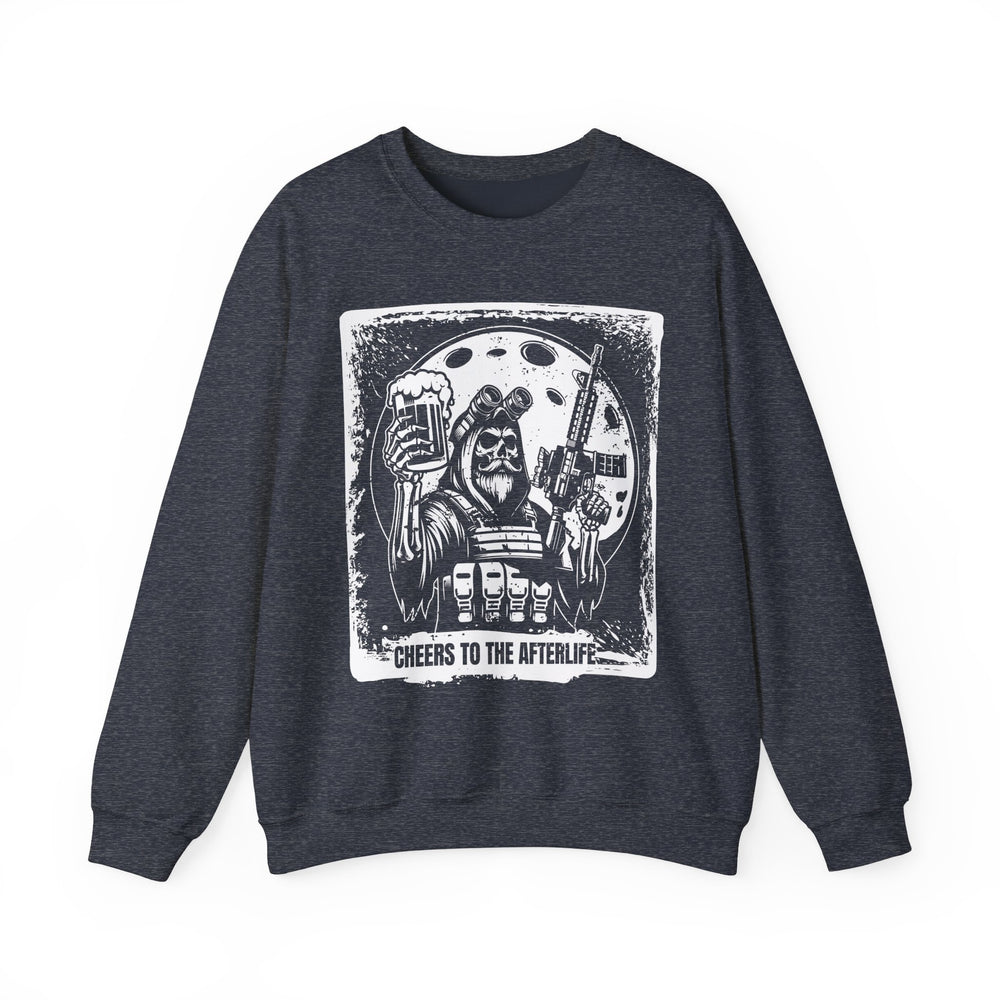 CHEERS TO THE AFTERLIFE GRUNGE SWEATSHIRT