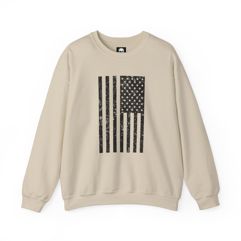 VERTICAL USA GRUNGE FLAG SWEATSHIRT