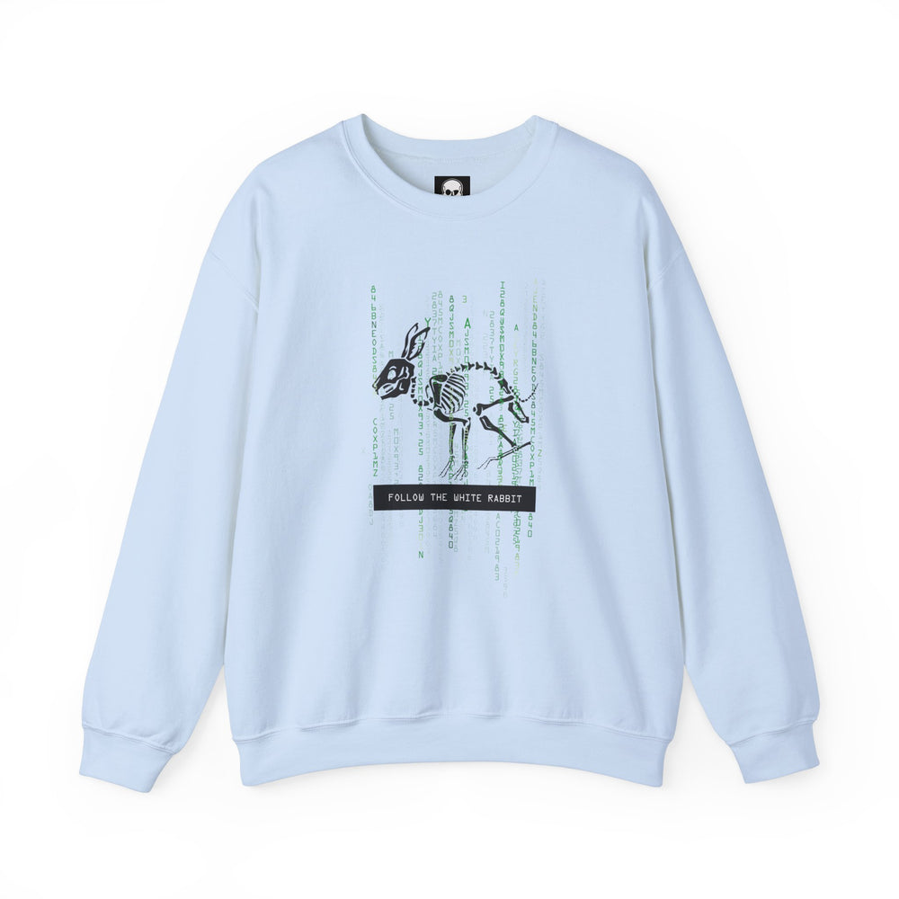 FOLLOW THE WHITE RABBIT SWEATSHIRT