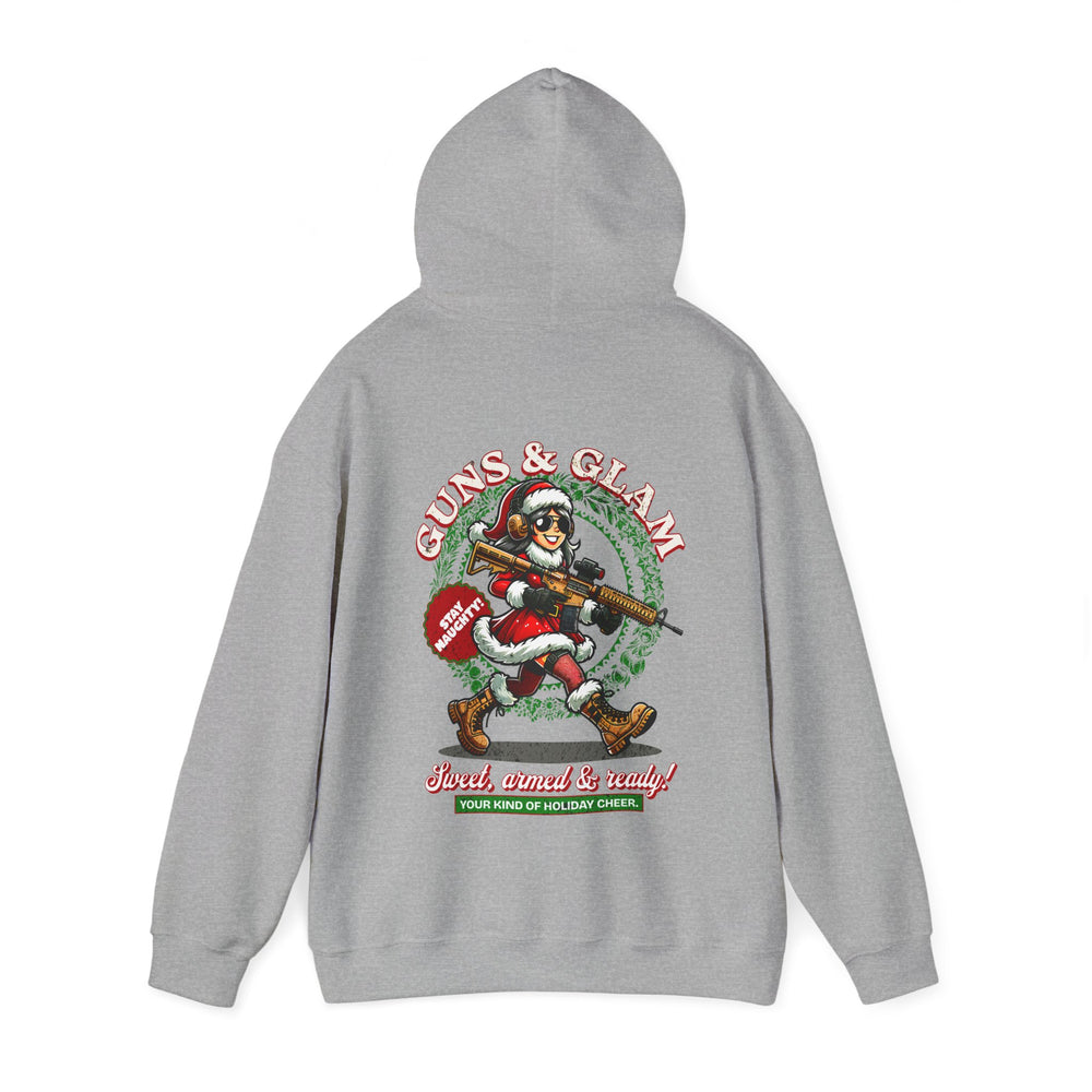 GUNS AND GLAM XMAS HOODIE