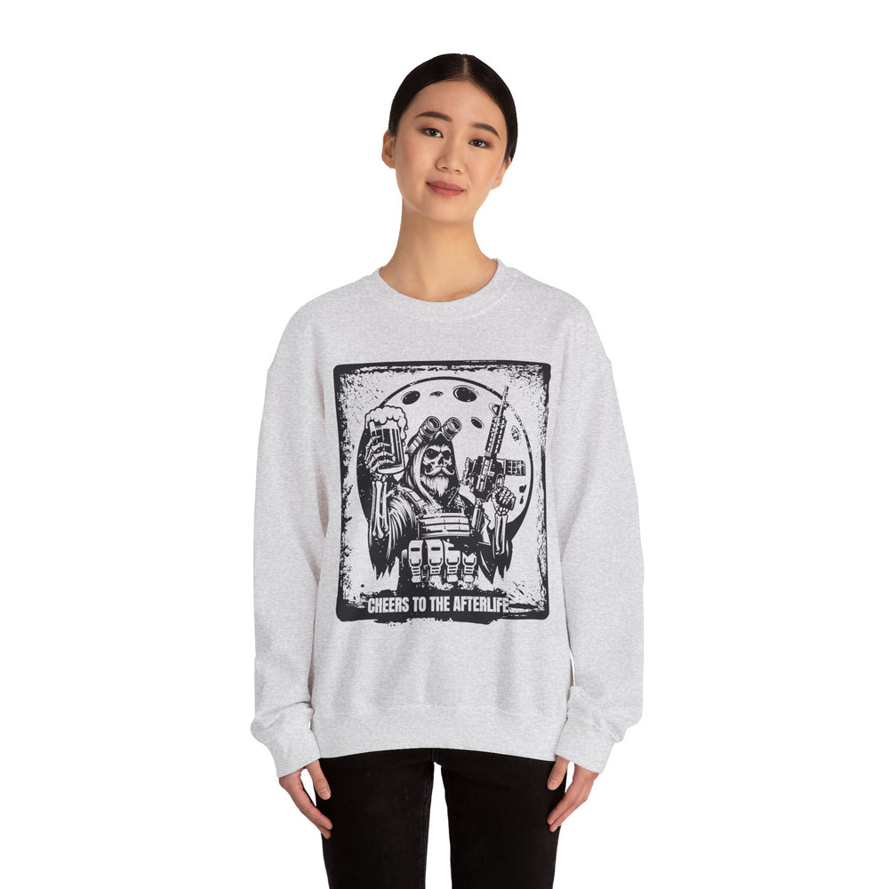 CHEERS TO THE AFTERLIFE GRUNGE SWEATSHIRT
