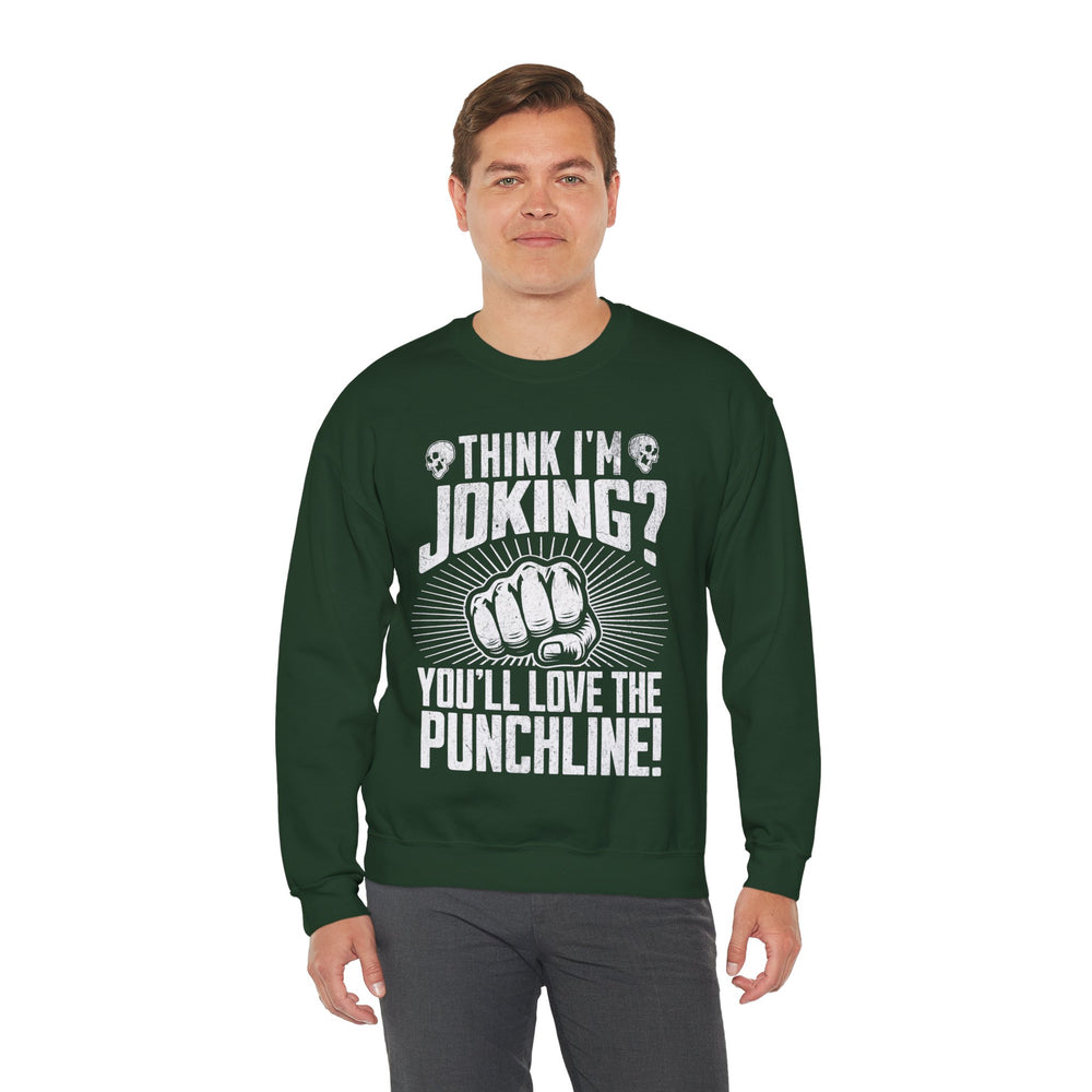 KISS THE PUNCHLINE SWEATSHIRT