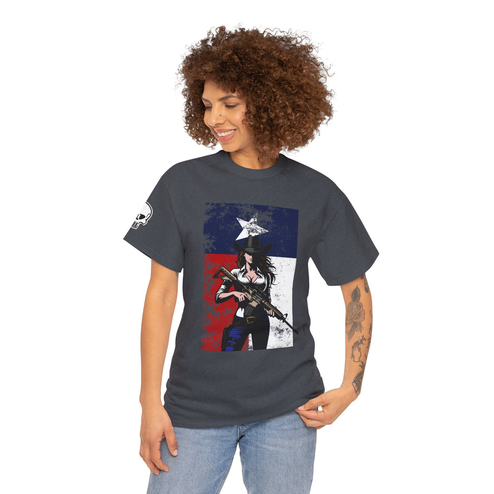 TEXAS FLAG COWGIRL