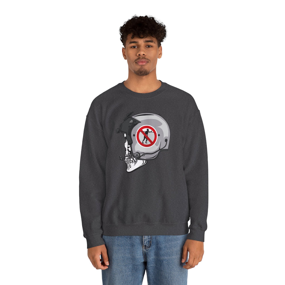 NO ZOMBIE RIDES SWEATSHIRT