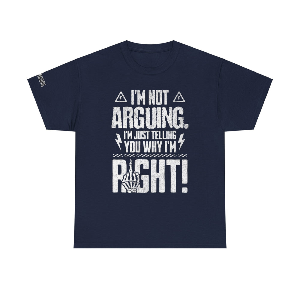 RIGHT BY DEFAULT T SHIRT