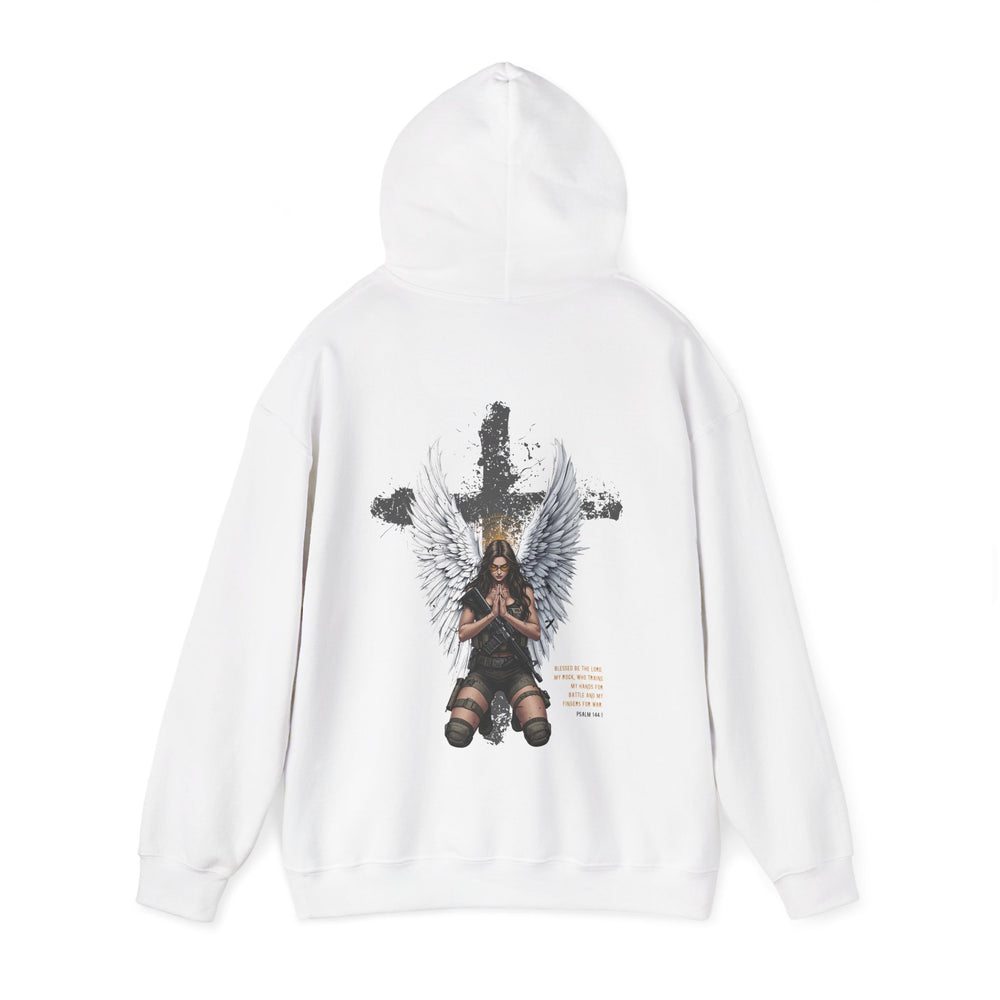 FEMALE ARCHANGEL PSALM 144:1 HOODIE