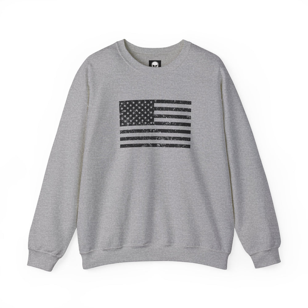 USA GRUNGE FLAG SWEATSHIRT