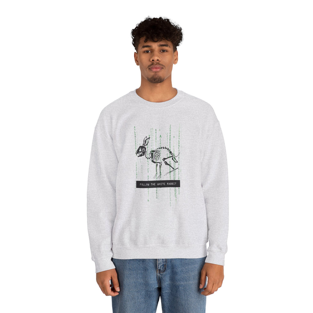 FOLLOW THE WHITE RABBIT SWEATSHIRT