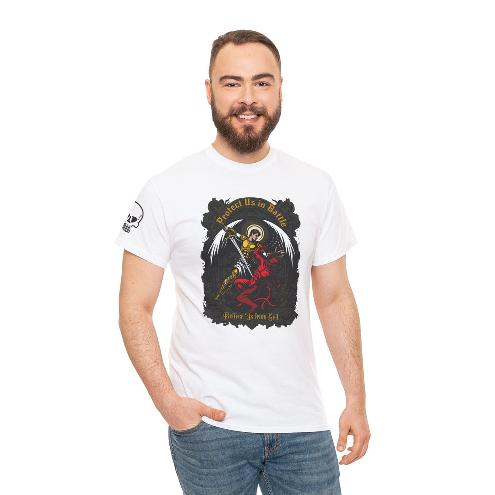 PROTECT US IN BATTLE T SHIRT