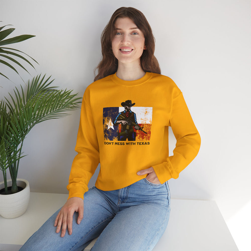 DON'T MESS WITH TEXAS COWBOY SWEATSHIRT