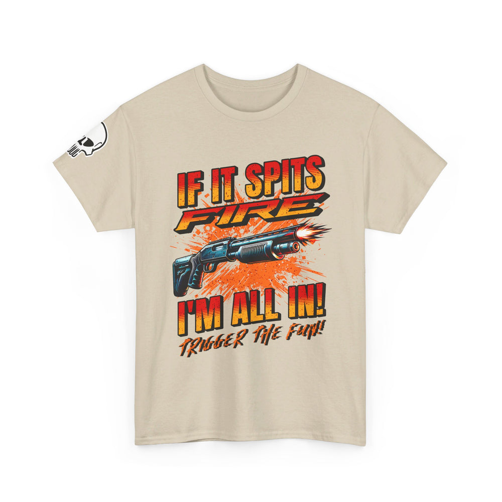 SHOTGUN SPITTING FIRE T SHIRT