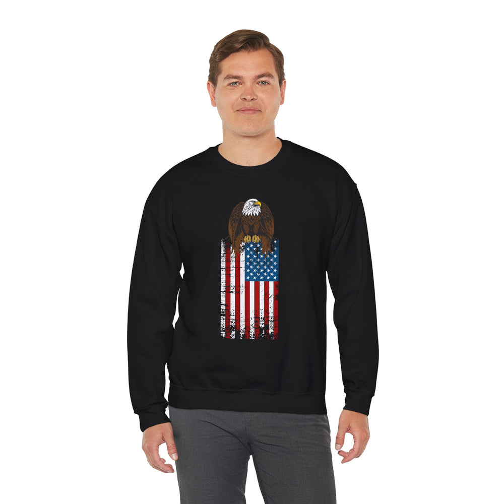 EAGLE USA FLAG SWEATSHIRT