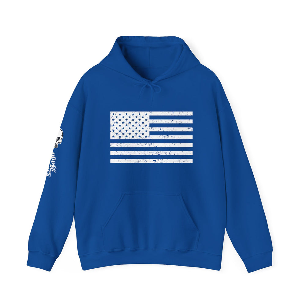 US GRUNGE FLAG HOODIE