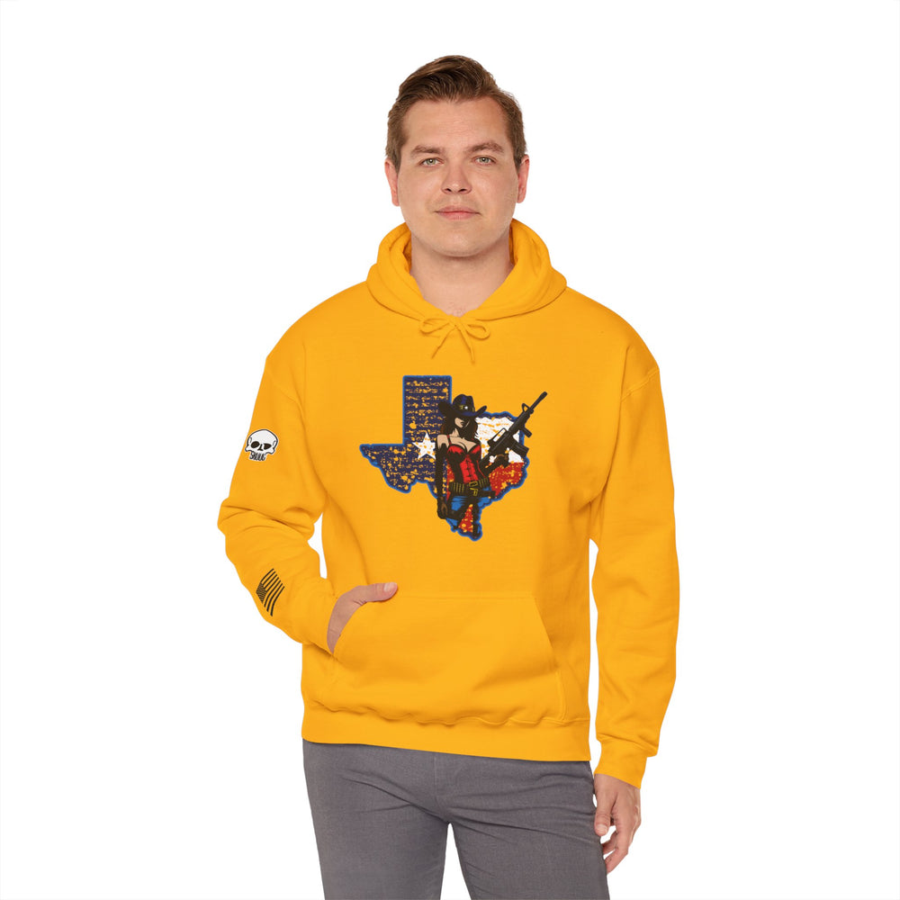 TEXAS STATE COWGIRL HOODIE