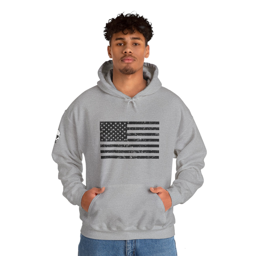 US GRUNGE FLAG HOODIE