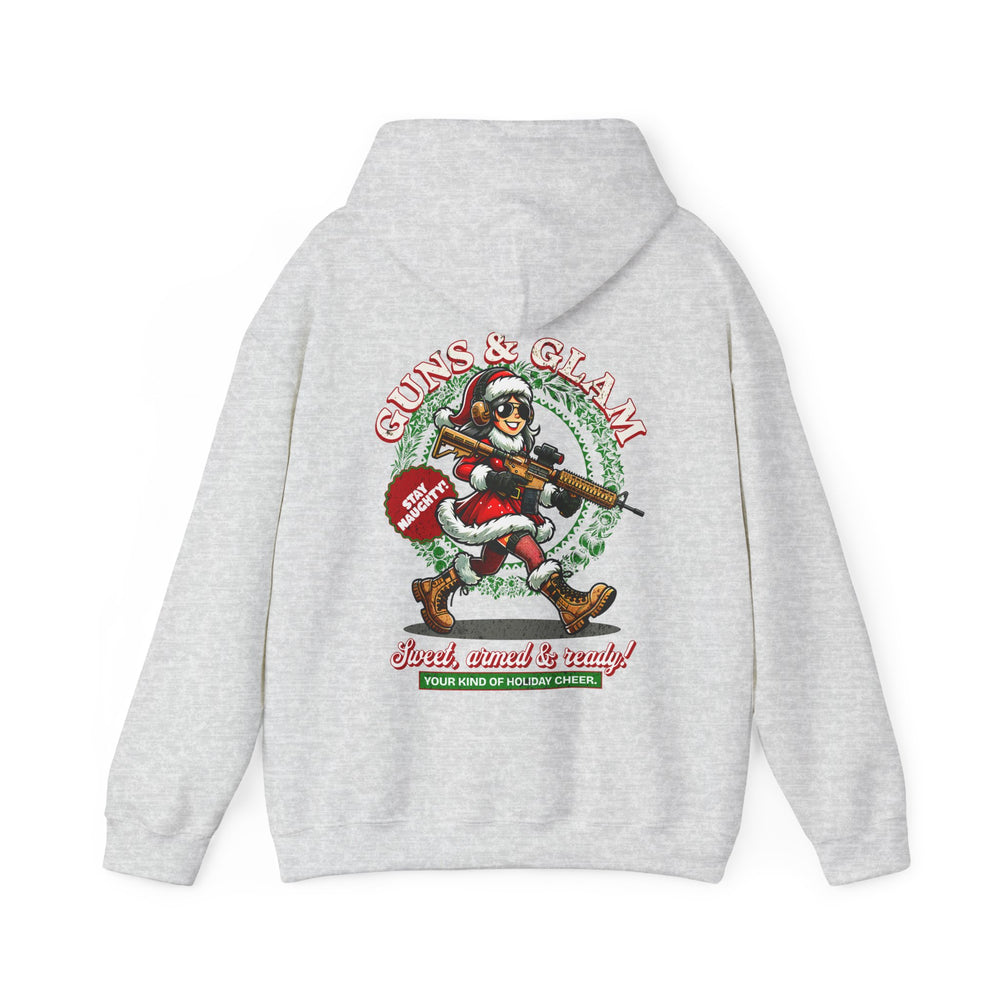 GUNS AND GLAM XMAS HOODIE