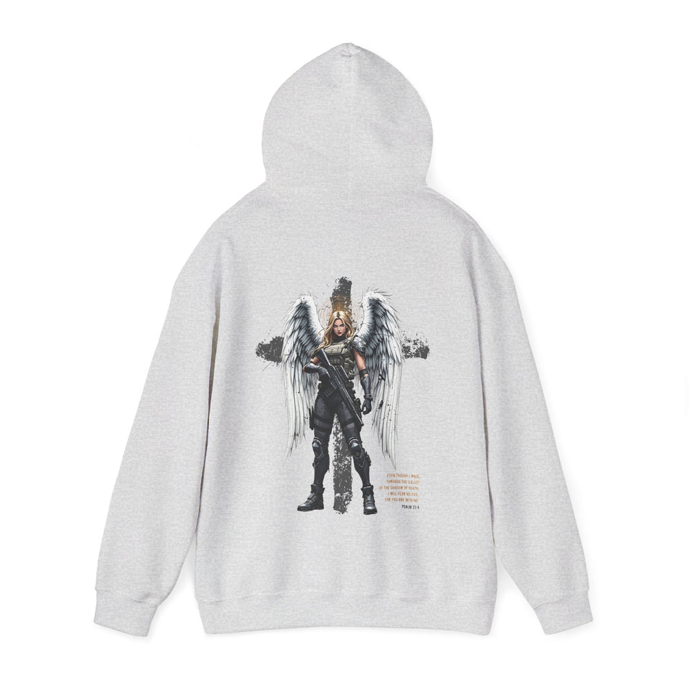 FEMALE ARCHANGEL PSALM 23:4 HOODIE