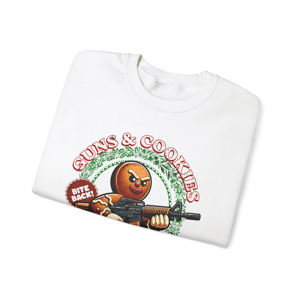 GUNS AND COOKIES XMAS SWEATSHIRT