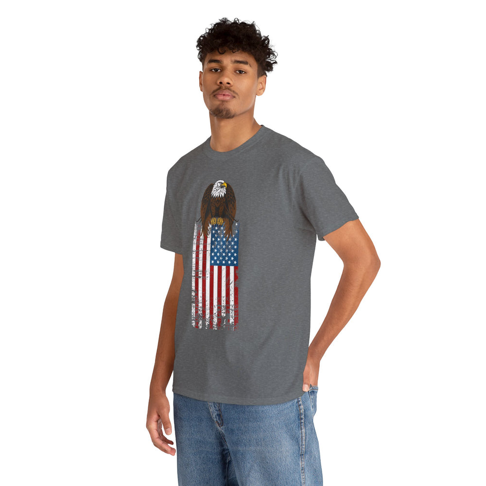 EAGLE USA FLAG T SHIRT