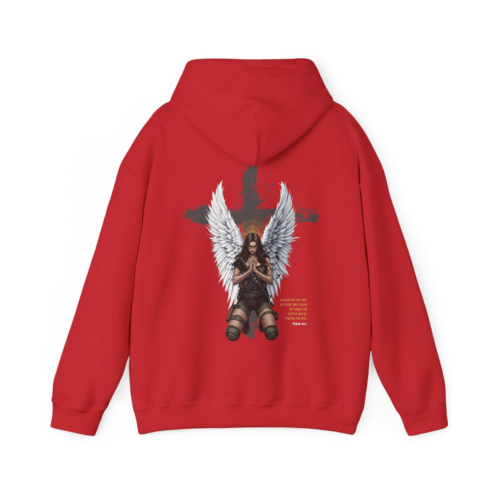 FEMALE ARCHANGEL PSALM 144:1 HOODIE