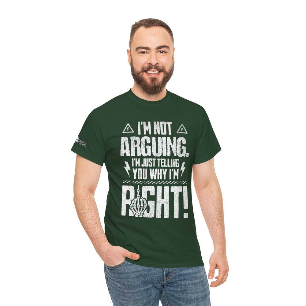 RIGHT BY DEFAULT T SHIRT