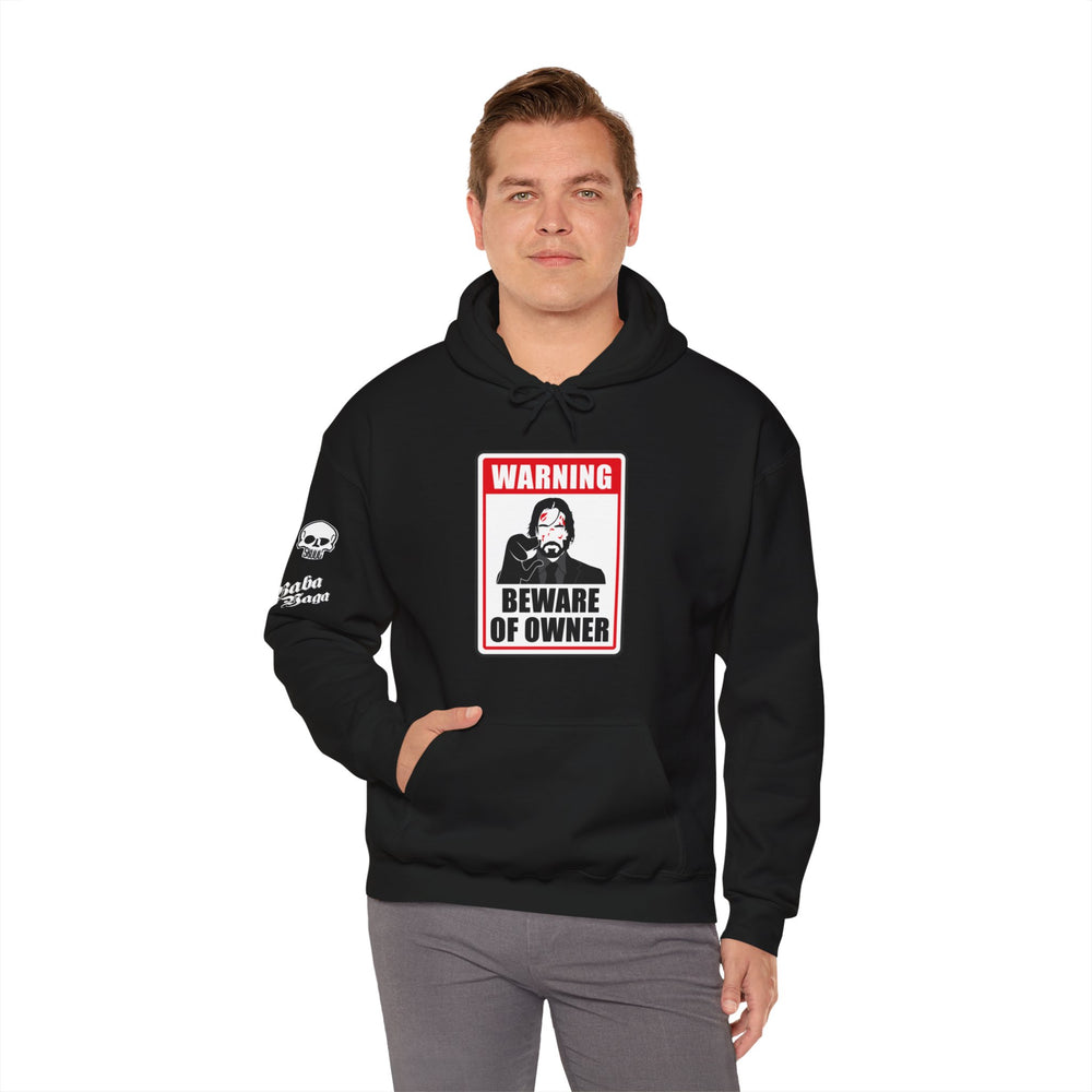 WICK BEWARE OF OWNER HOODIE