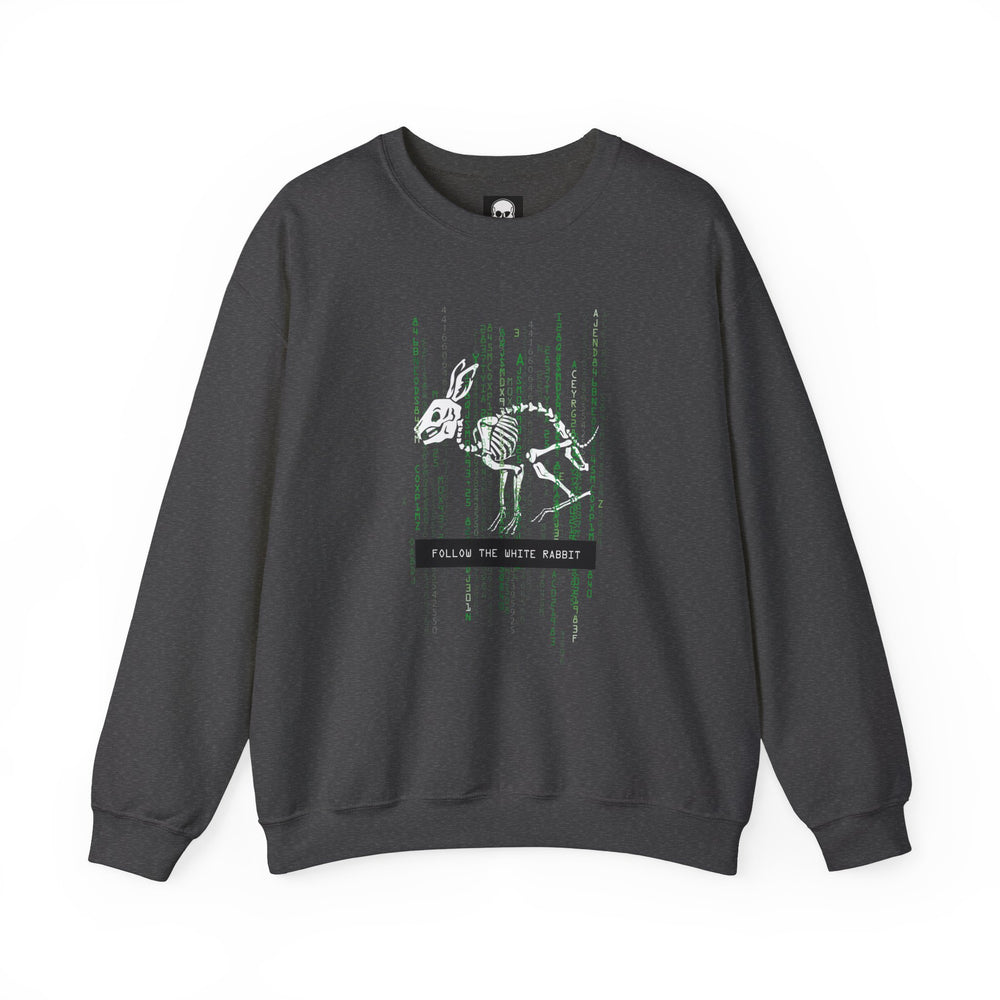 FOLLOW THE WHITE RABBIT SWEATSHIRT