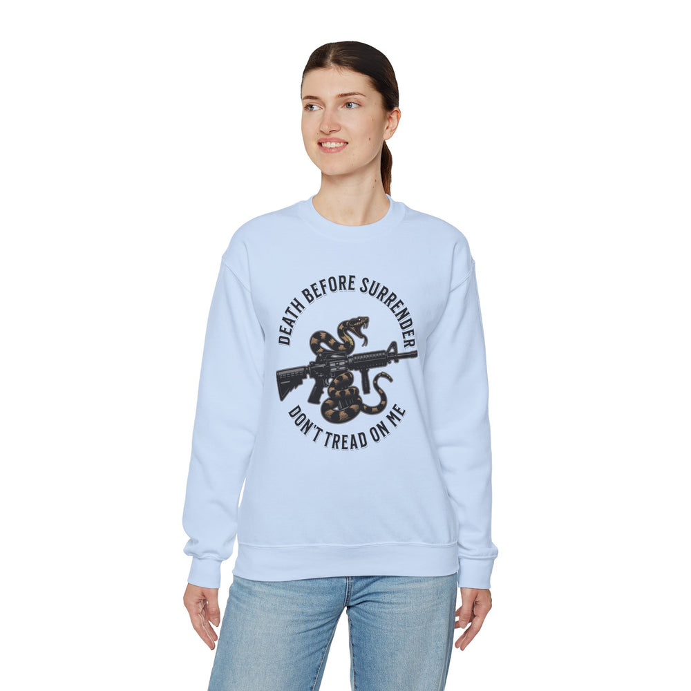 COLOR DEATH BEFORE SURRENDER SWEATSHIRT