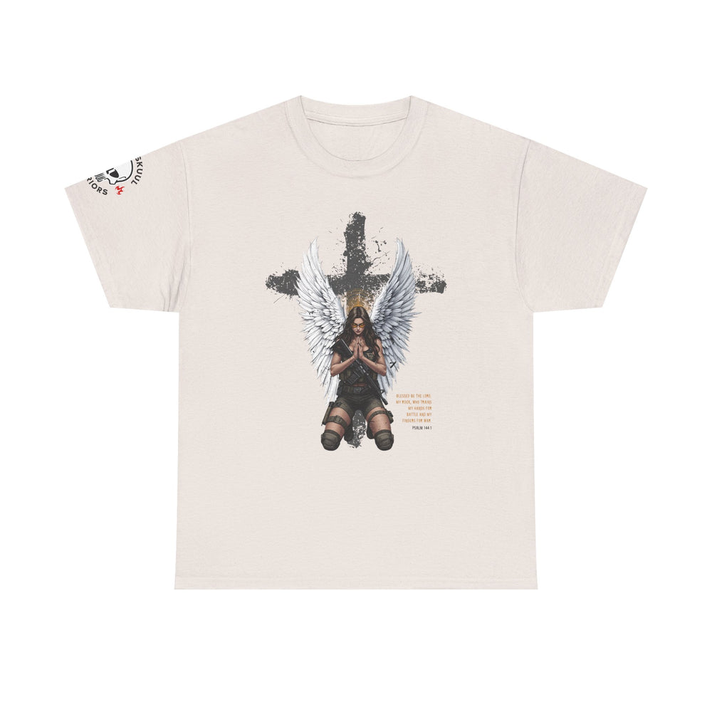 FEMALE ARCHANGEL PSALM 144:1 T SHIRT