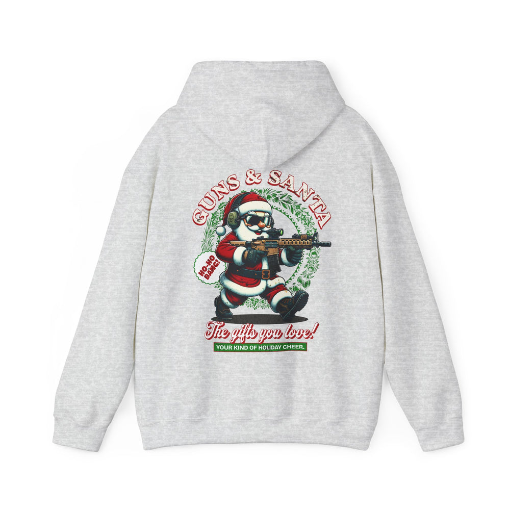 GUNS AND SANTA HOODIE