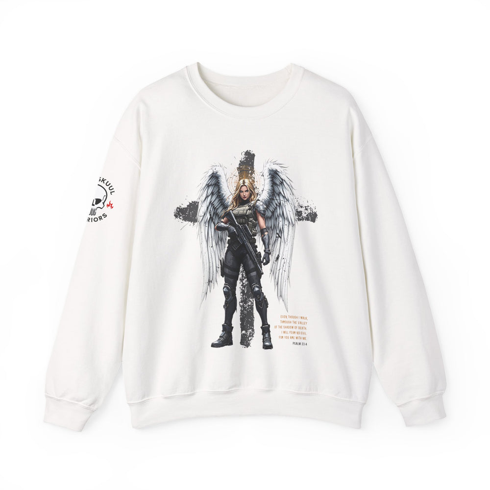 FEMALE ARCHANGEL PSALM 23:4 SWEATSHIRT