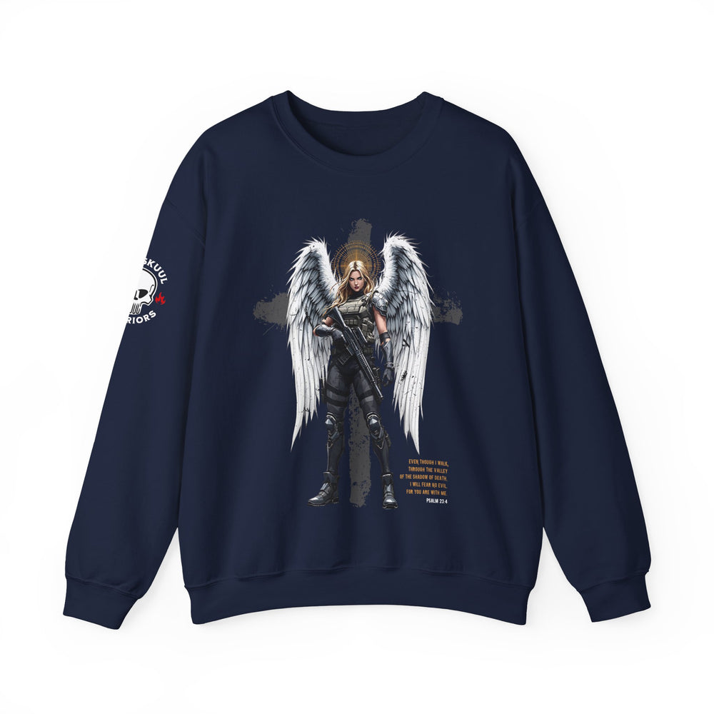FEMALE ARCHANGEL PSALM 23:4 SWEATSHIRT