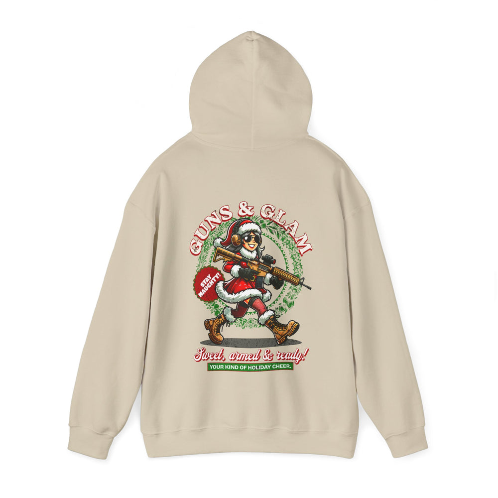 GUNS AND GLAM XMAS HOODIE