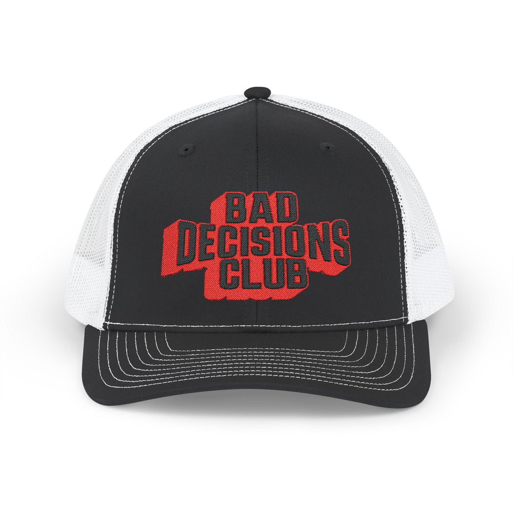 BAD DECISIONS CLUB SNAP TRUCKER HAT