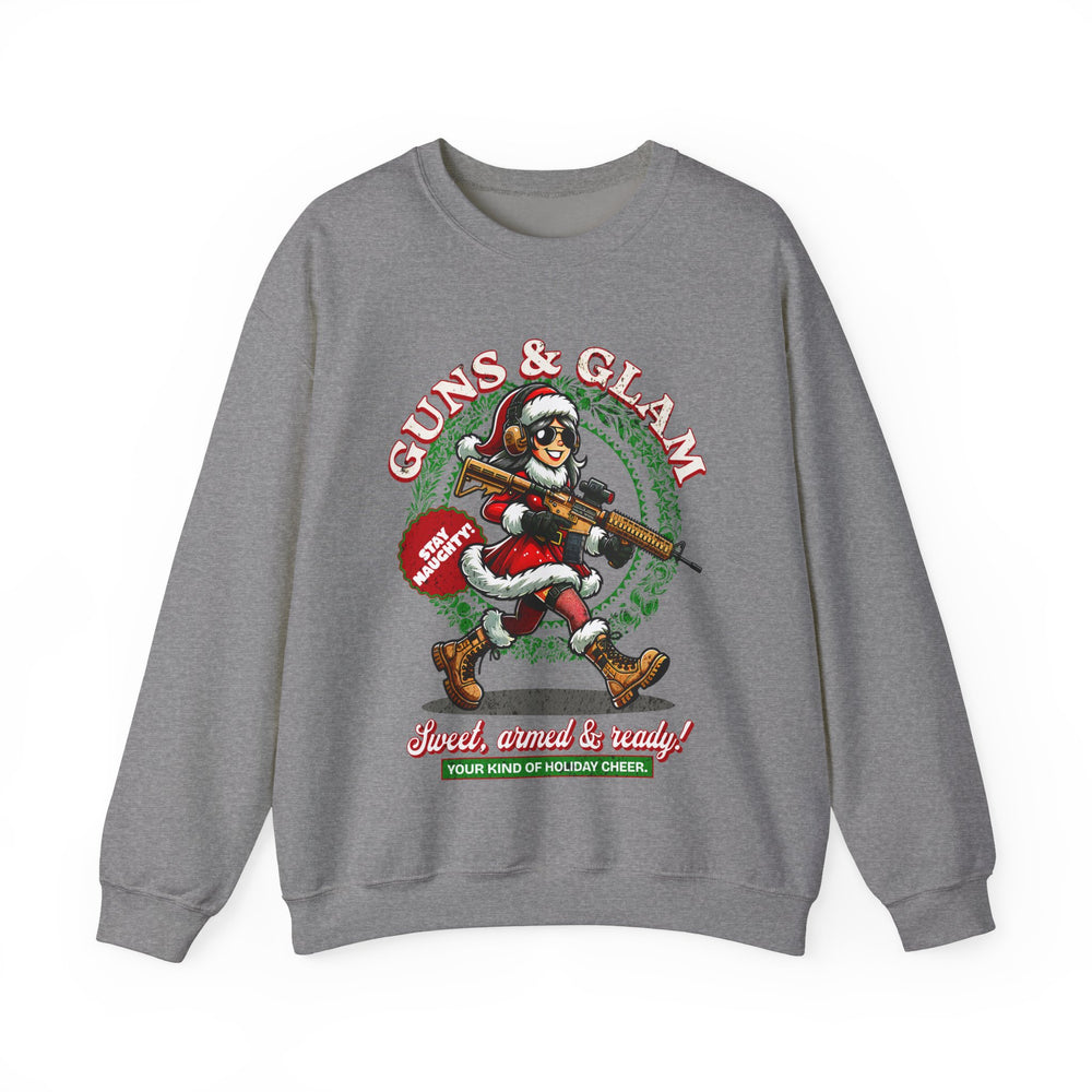 GUNS AND GLAM XMAS SWEATSHIRT