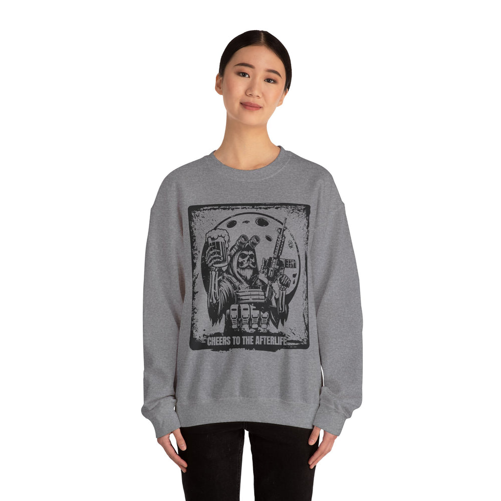 CHEERS TO THE AFTERLIFE GRUNGE SWEATSHIRT